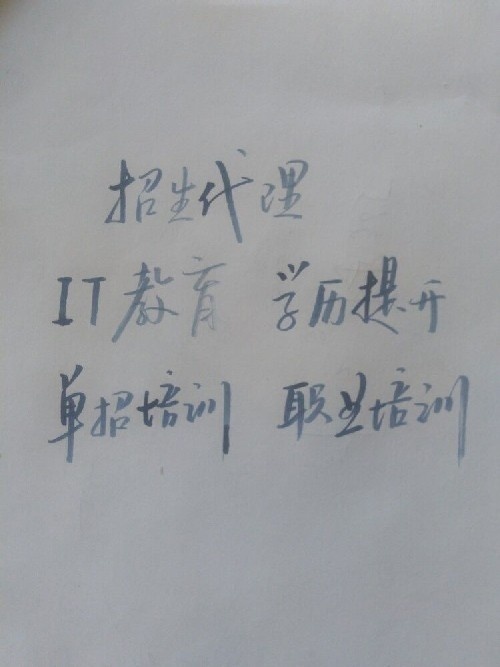 學歷教育+職業IT培訓招商