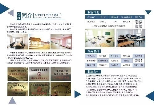 咸陽華宇職業學校面向全國招生