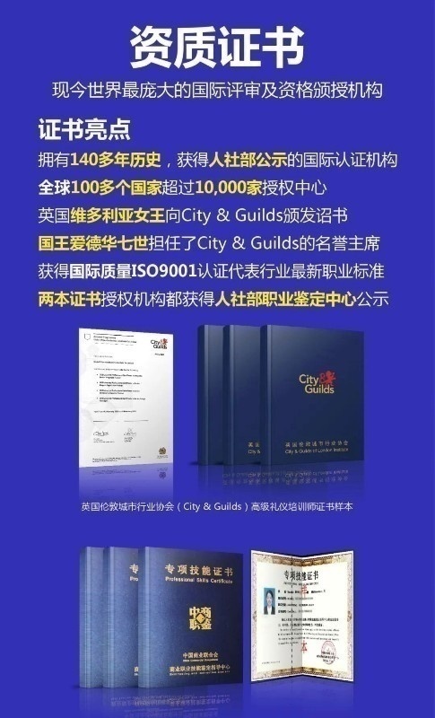 國際注冊高級禮儀培訓師雙認證班(昆明站)